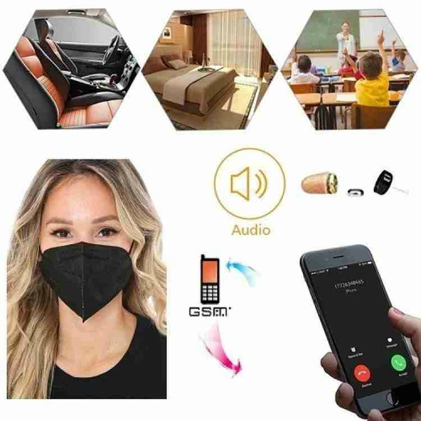 Spy Deals Spy Gsm Mask With Magnetic Earpiece - spy gsm mask, magnetic earpiece, usb charger, GSM Magnetic Mask With nano Magnetic Earpiece set, 𝐓𝐡𝐞 𝐥𝐚𝐭𝐞𝐬𝐭 𝐦𝐨𝐝𝐞𝐥 𝐨𝐟 𝐭𝐡𝐞 𝐆𝐒𝐌 𝐦𝐚𝐬𝐤  - 𝐌𝐚𝐝𝐞 𝐟𝐨𝐫 𝐬𝐞𝐜𝐫𝐞𝐭 𝐜𝐨𝐦𝐦𝐮𝐧𝐢𝐜𝐚𝐭𝐢𝐨𝐧 , This device can work anywhere and having auto call receiving function and supports all types of SIM , Buyer will be Responsible for any ILLEGAL use of  SPY GADGETS, Misusing these device is punishable