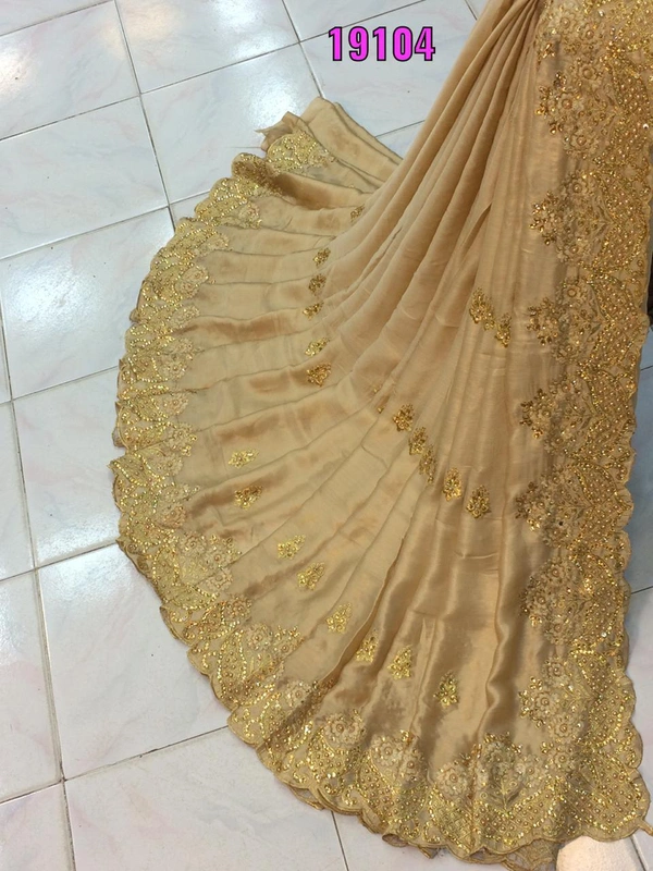 Stone Work Saree