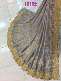 Stone Work Saree