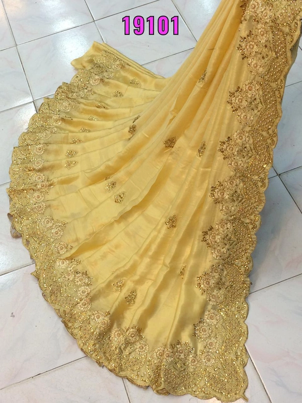 Stone Work Saree