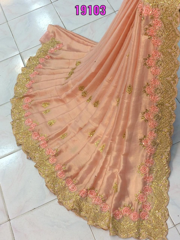 Stone Work Saree