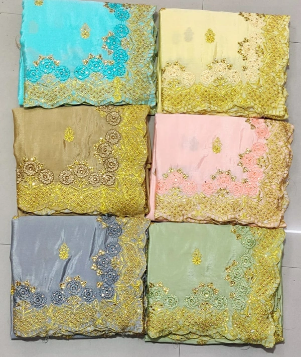 Stone Work Saree
