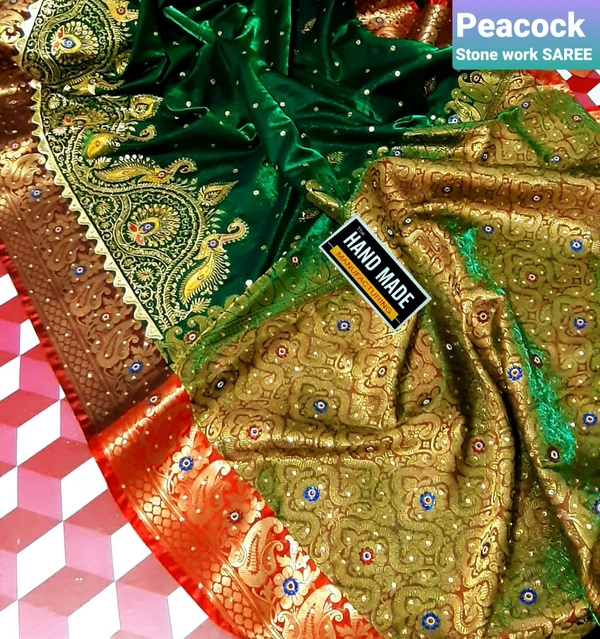 Banrast Luxury Stone Work Saree