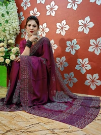 Stone Work Saree
