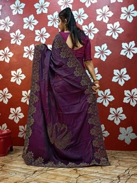 Stone Work Saree