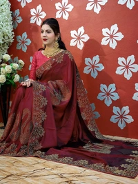 Stone Work Saree