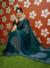 Stone Work Saree😇