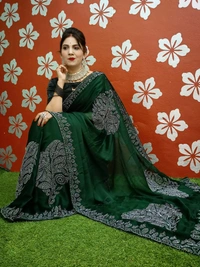 Stone Work Saree😇