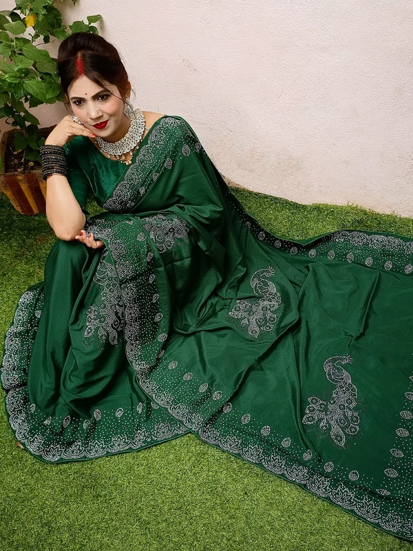 Stone Work Saree😊