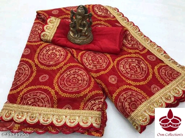 Bandhani Print Saree
