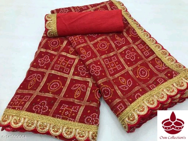 Bandhani Print Saree