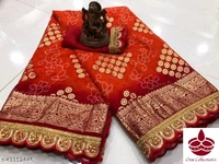 Bandhani Print Saree