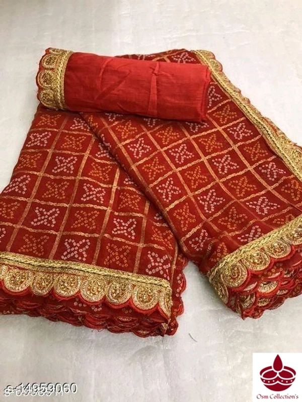Bandhani Print Saree
