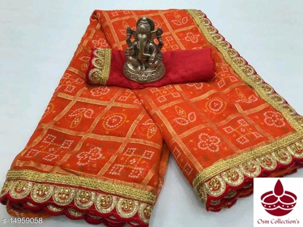 Bandhani Print Saree