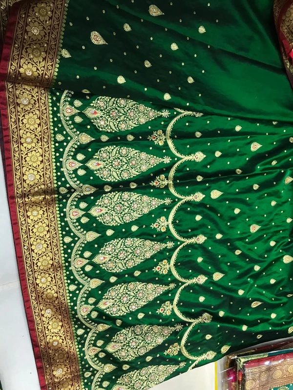 Emrodery With Stone Work Saree