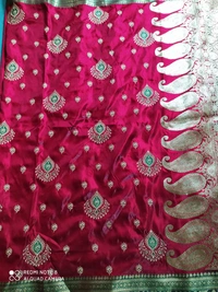 Emrodery With Stone Work Saree