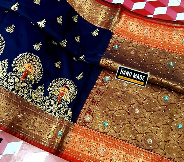 Banarsi Patta Stone Work Saree