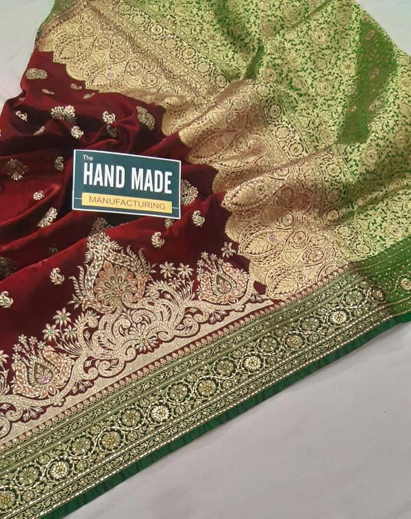 Hand Made Haavy Work Bridal Saree