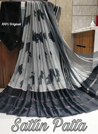 Satin Patta Saree