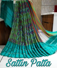 Satin Patta Saree