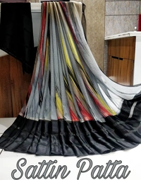 Satin Patta Saree