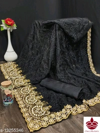 Net Hwevy Work Saree