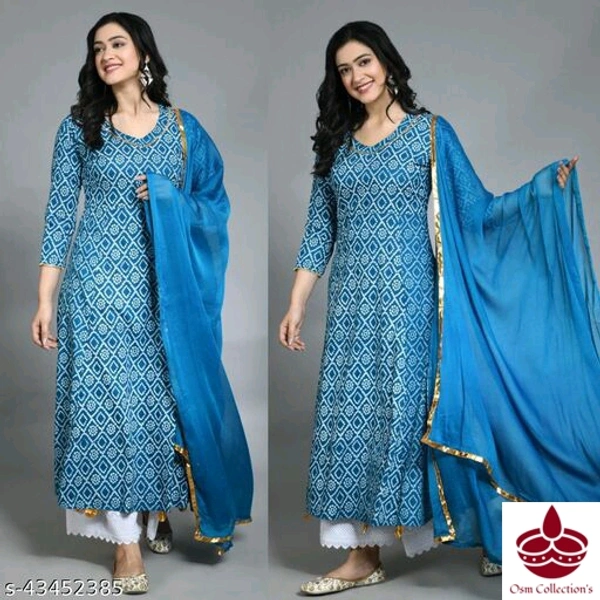 Kurta With Duppata and Bottom Wear - 4xl