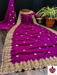Stone Work Saree