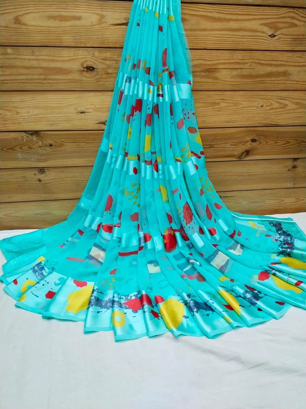 Satin Patta Saree