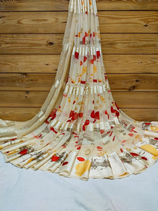 Satin Patta Saree