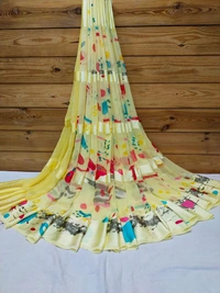 Satin Patta Saree