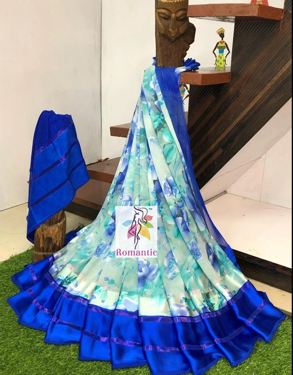 Satin Patta Saree