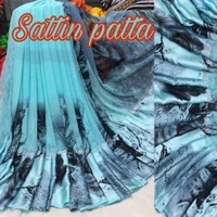 Satin Patta Saree