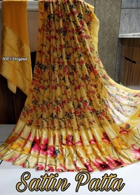 Satin Patta Saree