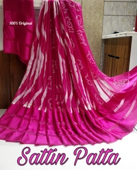 Satin Patta Saree