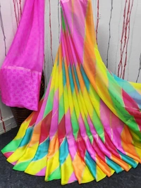 Satin Patta Saree