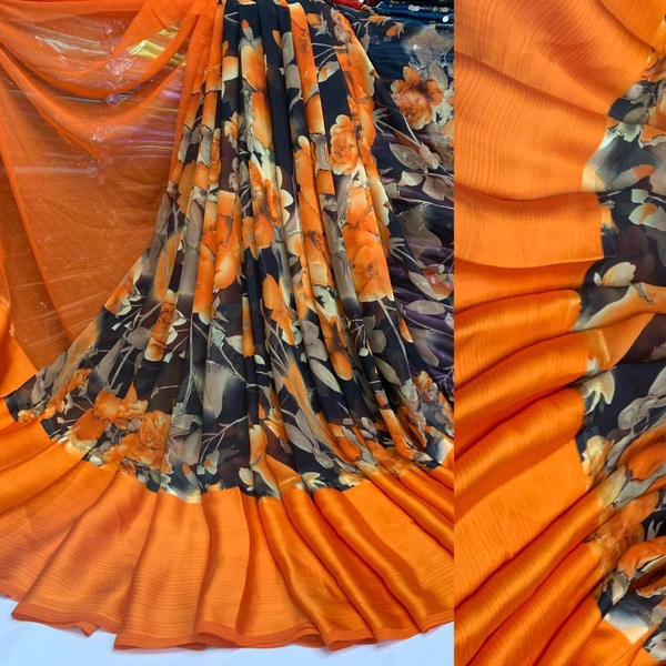 Satin Patta Saree