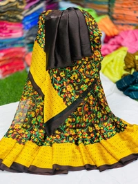 Satin Patta Saree