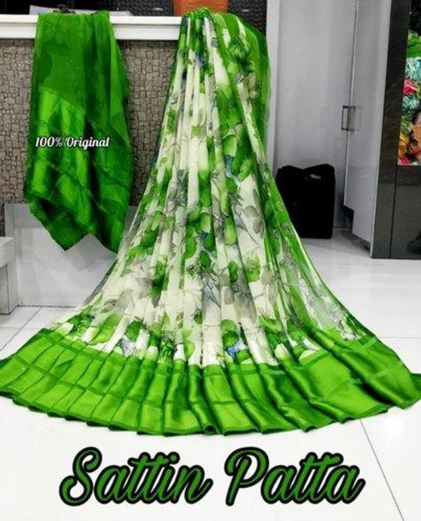 Satin Patta Saree