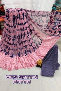 Satin Patta Saree
