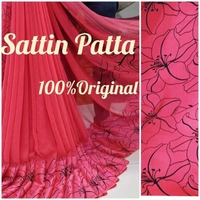 Satin Patta Saree