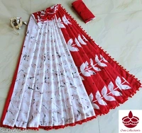 Cotton Saree With Pompom