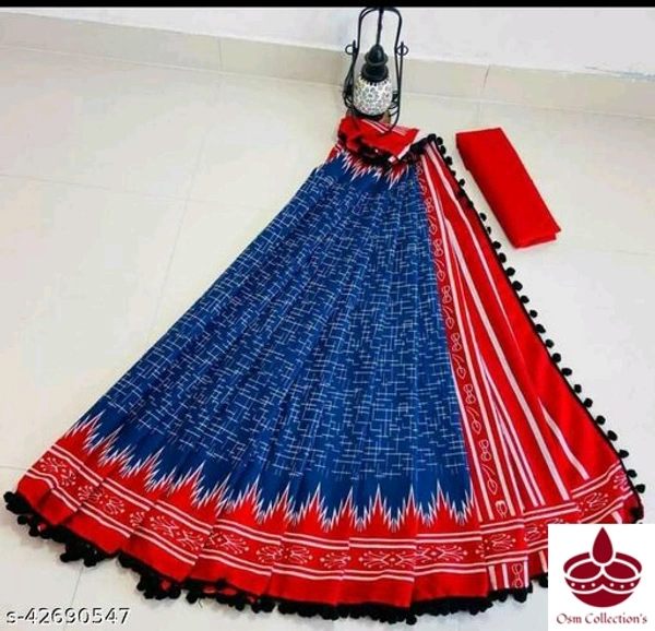Cotton Saree With Pompom