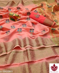 Cotton Blend Saree