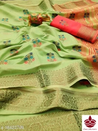 Cotton Blend Saree