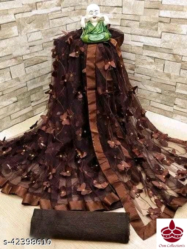 Net Butterfly Saree