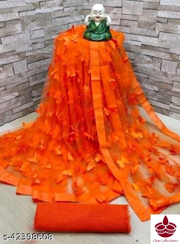 Net Butterfly Saree