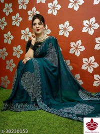 Stone Work Saree