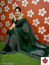 Stone Work Saree