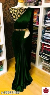 Satin Saree